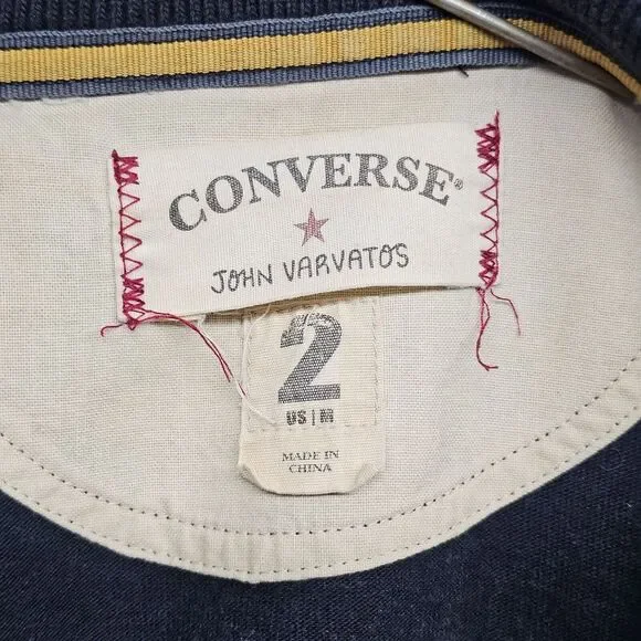 Vintage Mens John Varvatos X Converse Track Jacket Black Size Medium - Picture 4 of 13